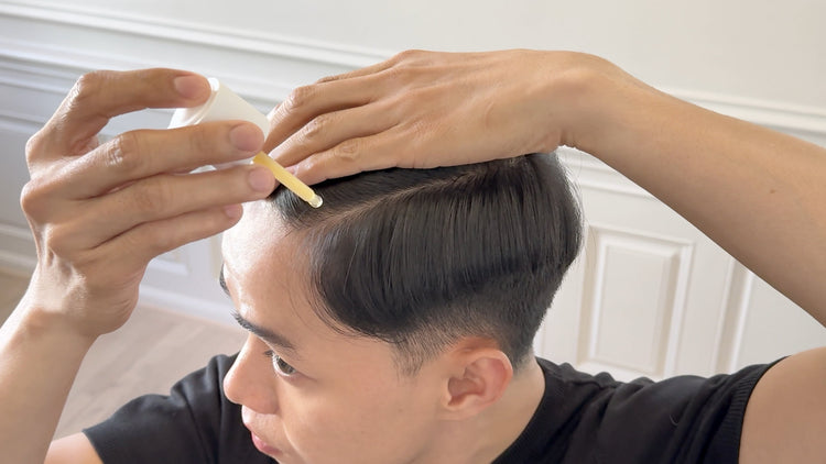 HXC-4 Hair Extract Serum Application for Men